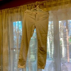 Hudson white Natalie Super Skinny Jeans